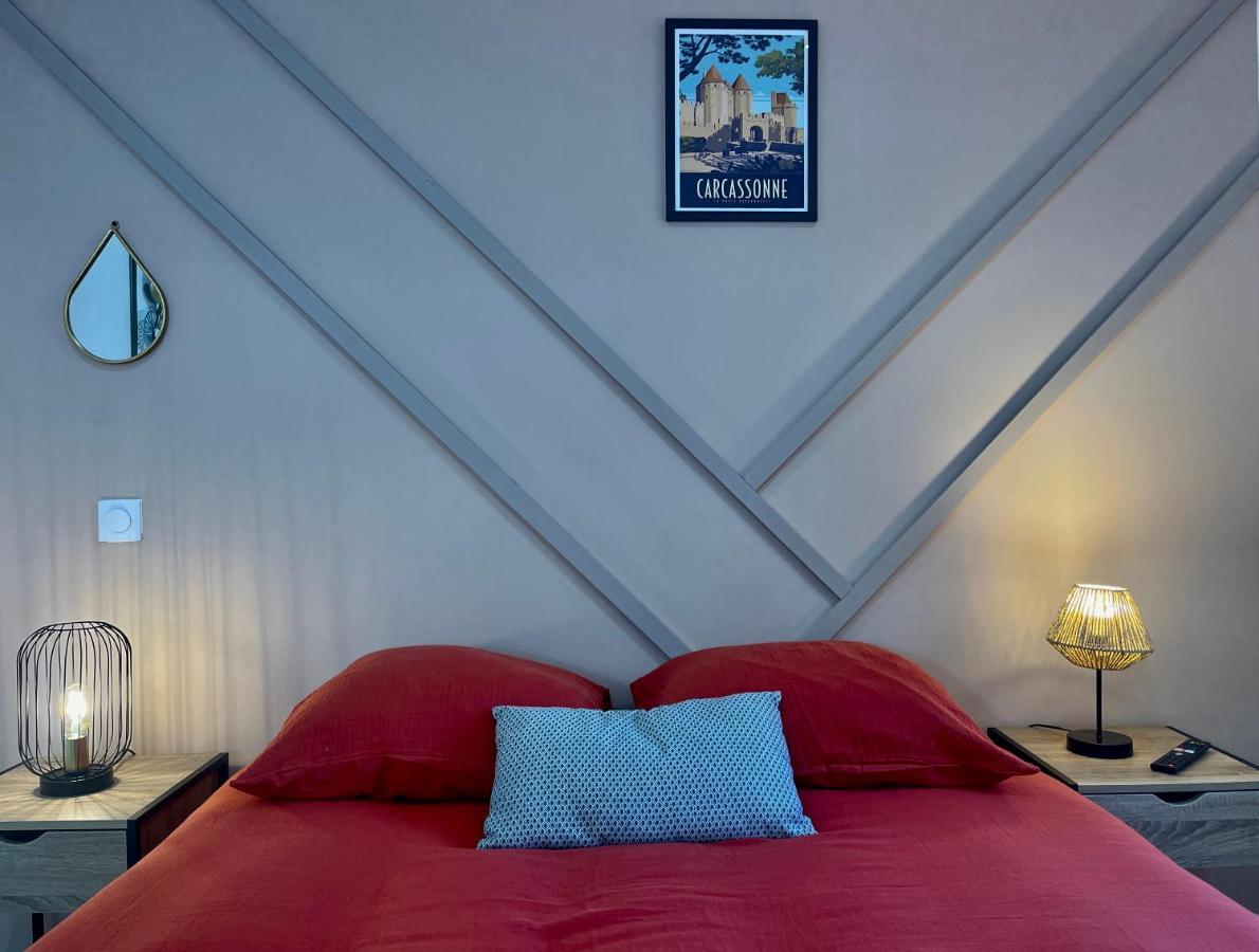 Rooftop N°38 - Rooms Et Studios - Vue Cite Medievale Carcassonne Exterior foto